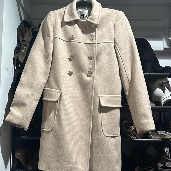 Beige Zara Coat - Picture 4 of 6